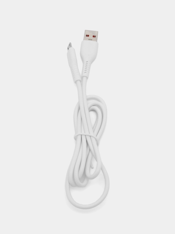Кабель ONE DEPOT S08WM, microUSB-USB, 2.4 А, 1 метр, белый