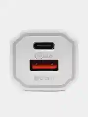 Автомобильное зарядное устройство 20W, с разъемами USB и USB-C