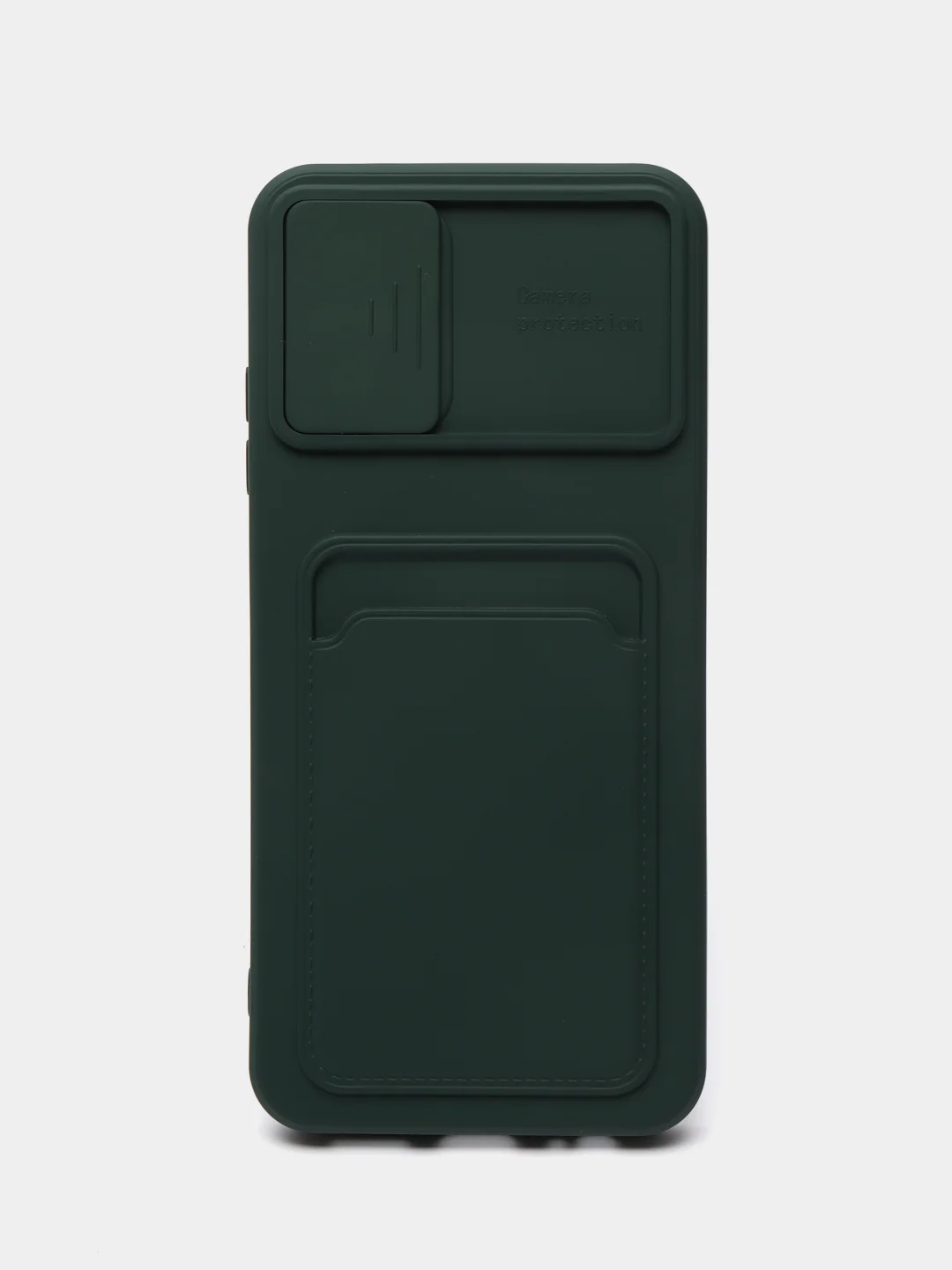 Зеленый чехол c визитницей Xiaomi Redmi Note 10, Poco X3, Poco M3, iPhone 11, 12 Pro, 12 Pro Max