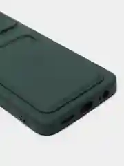 Зеленый чехол c визитницей Xiaomi Redmi Note 10, Poco X3, Poco M3, iPhone 11, 12 Pro, 12 Pro Max