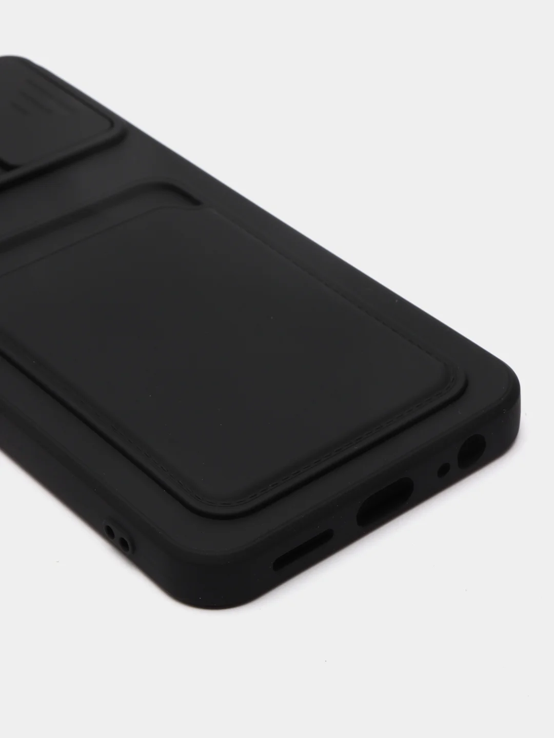 Темно-синий чехол c визитницей Xiaomi Redmi Note 10, Poco X3, Poco M3, iPhone 11, 12 Pro, 12 Pro Max
