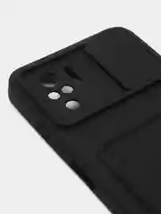 Темно-синий чехол c визитницей Xiaomi Redmi Note 10, Poco X3, Poco M3, iPhone 11, 12 Pro, 12 Pro Max