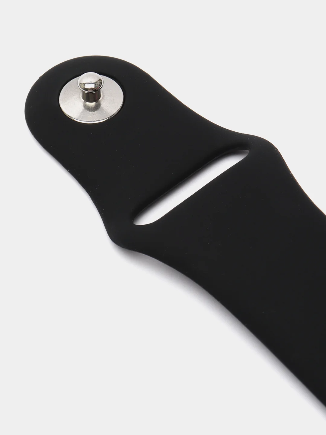 Темно-синий силиконовый ремешок + защитная накладка со стеклом на корпус Apple Watch 44 mm