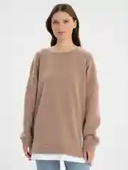 Бежевый толстовка женская на флисе