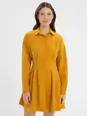 Бронзовый платье женское