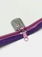 Индиго папка для тетрадей А5, на молнии/липучке, пластик