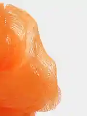 Оранжевый мочалка бант для тела