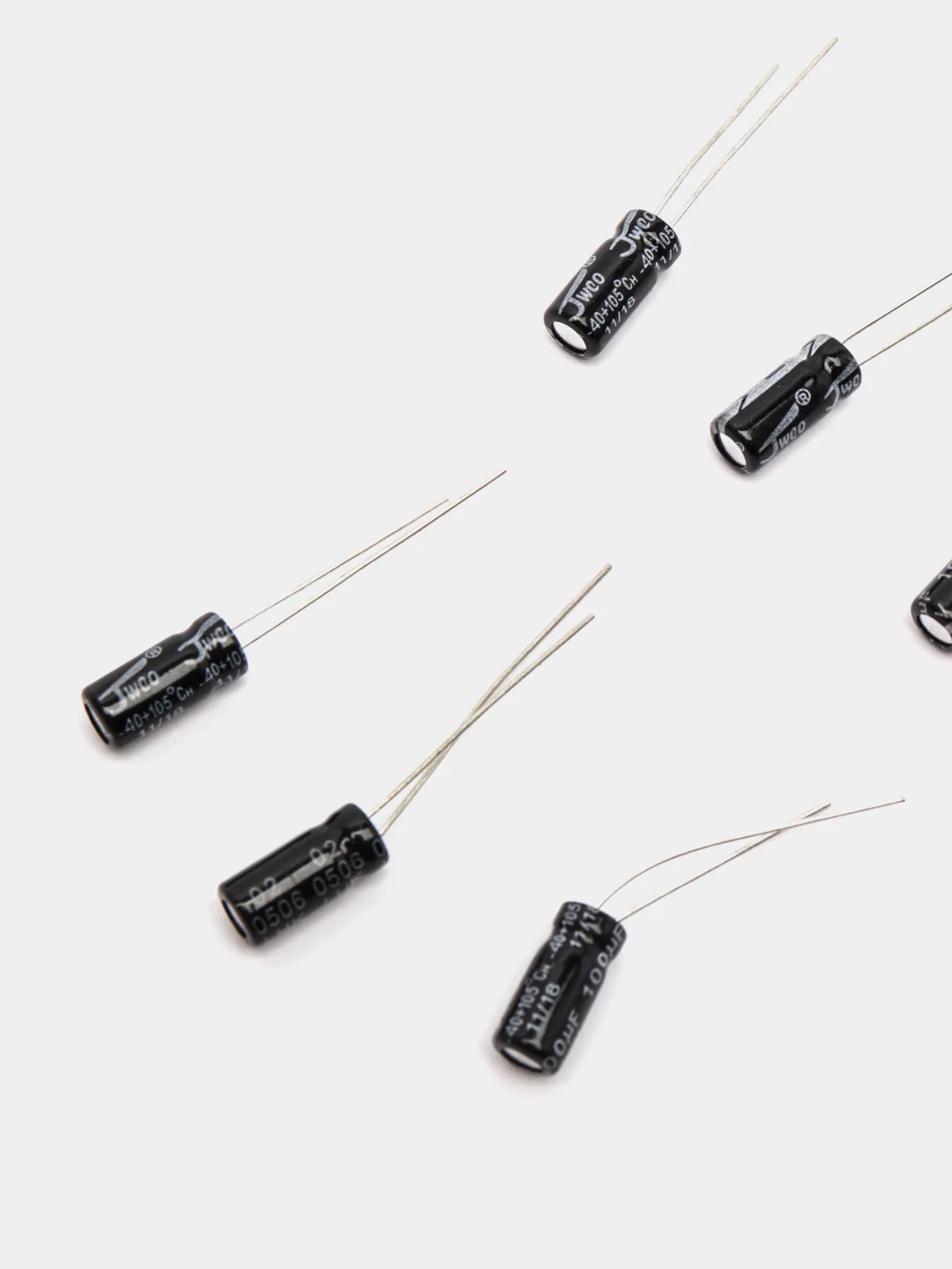 10 штук 100мкФ 16в Конденсатор электролитический 100UF 16V 5х11 105C JWCO