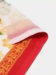 Красный ткань рогожка( хлопок) для пошива скатертей и полотенец, отрезы, разные расцветки