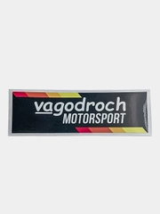Наклейка на автомобиль "Vagodroch motorsport", 18 x 6 см, JDM стикер на машину