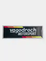 Наклейка на автомобиль "Vagodroch motorsport", 18 x 6 см, JDM стикер на машину