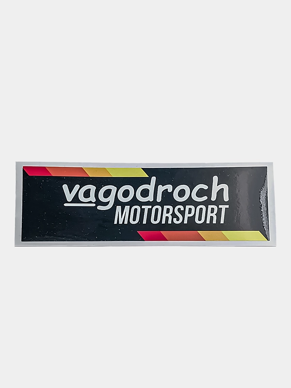 Наклейка на автомобиль "Vagodroch motorsport", 18 x 6 см, JDM стикер на машину