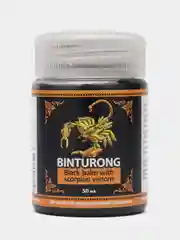 Чёрный бальзам для суставов Binturong с ядом скорпиона, при радикулите, ревматизме