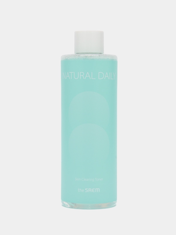 Тоник очищающий c PHA-кислотой The Saem Natural Daily Skin Clearing Toner, 500 мл