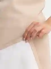 Пудровый кожаный фартук рабочий, кухонный, мужской