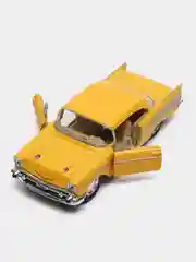 Желтый металлическая машинка 1957 Chevrolet Bel Air KT5313D