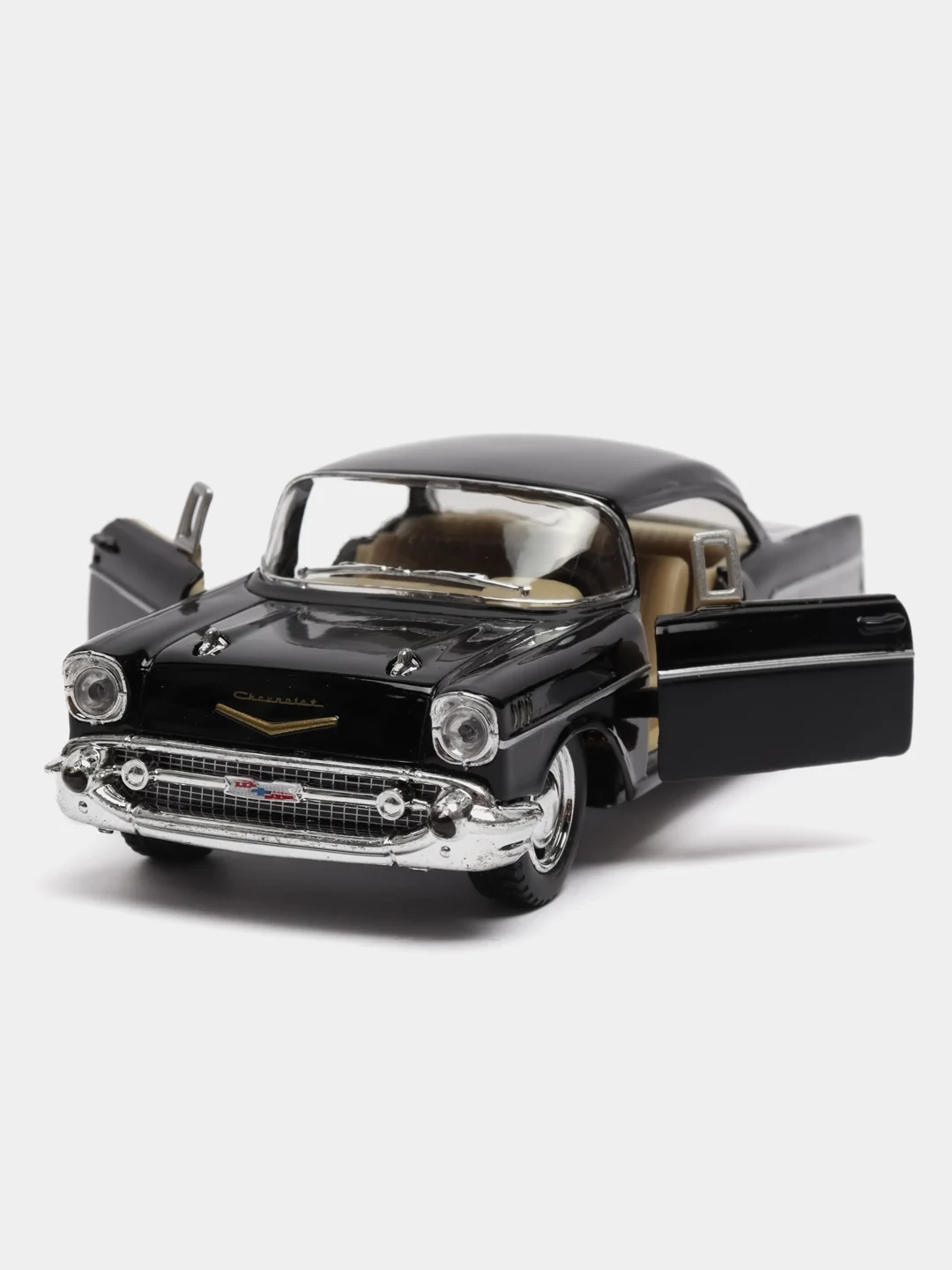 Красный металлическая машинка 1957 Chevrolet Bel Air KT5313D