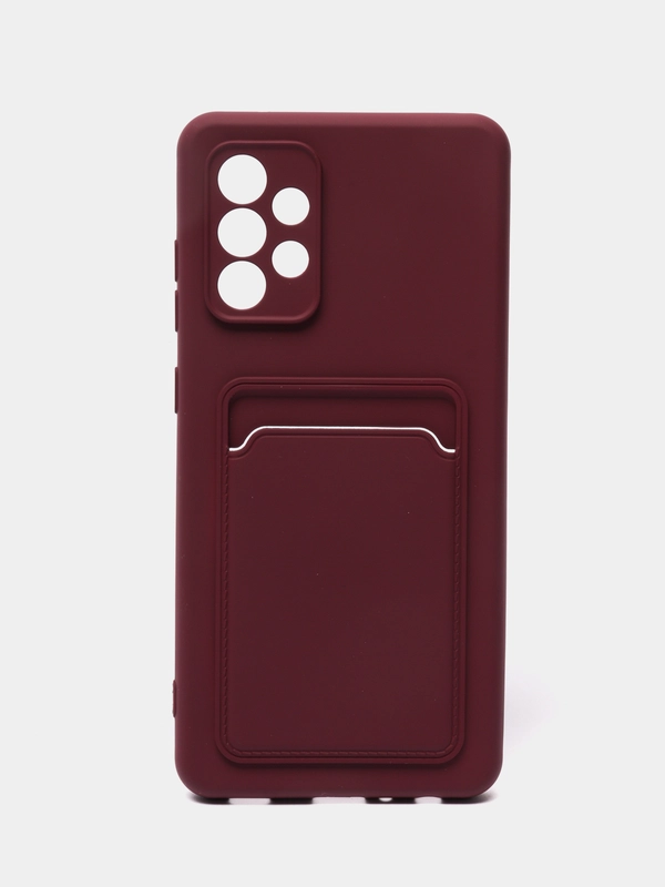 Чехол накладка c карманом для карт Xiaomi Poco X3, Poco M3, Samsung Galaxy A72, A52, A50
