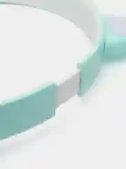 Бирюзовый наушники детские, беспроводные, светящиеся, с ушками
