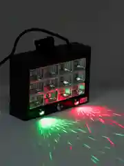Светомузыка для дома, лазерный проектор, стробоскоп для дискотеки  8 режимов