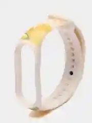 Лимонный силиконовый ремешок для Xiaomi Mi Band, с принтом