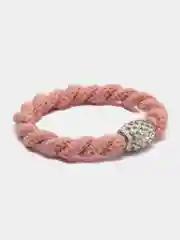 Коралловый резинка для волос со стразами