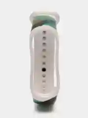 Салатовый силиконовый ремешок для Xiaomi Mi Band, с принтом