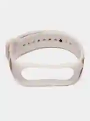 Молочный силиконовый ремешок для Xiaomi Mi Band, с принтом