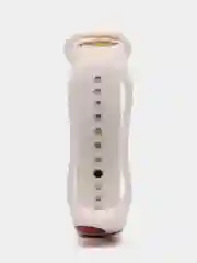 Молочный силиконовый ремешок для Xiaomi Mi Band, с принтом