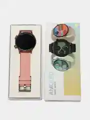 Розовый смарт-часы мужские HK85, AMOLED, водопроницаемые, спортивные, 1,43 дюйма, NFS