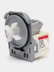 Насос сливной, помпа Askoll M220 стиральных машин 30W, 3 защелки, выводы назад под фишку