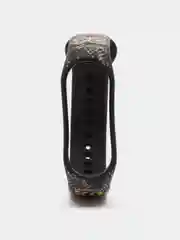 Бронзовый силиконовый ремешок для Xiaomi Mi Band, с принтом