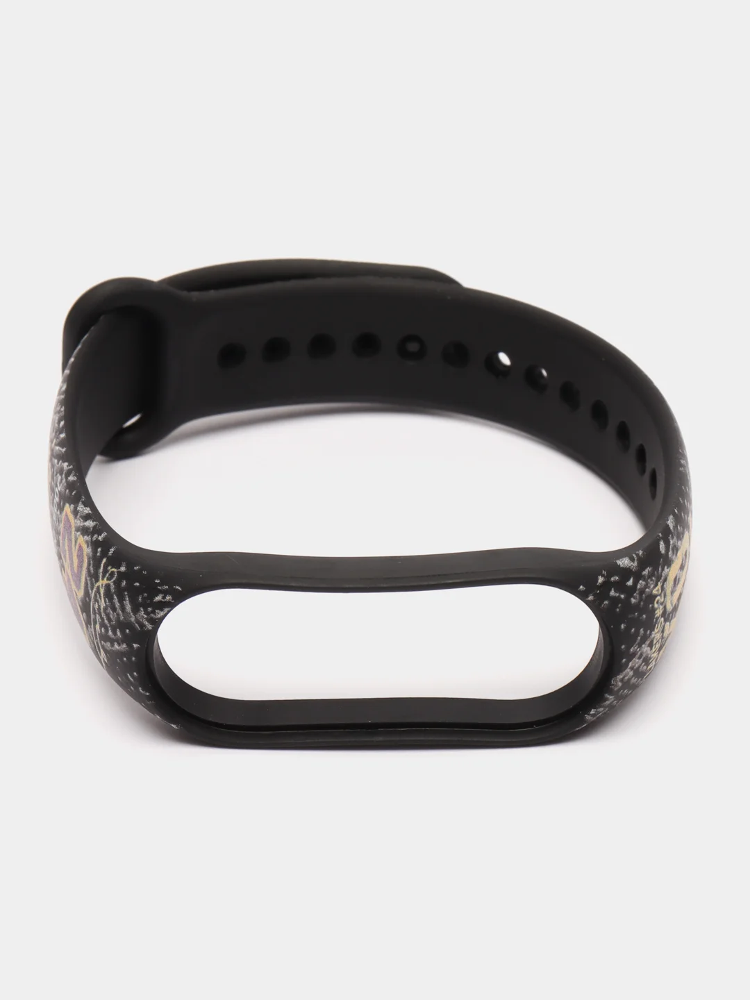 Бронзовый силиконовый ремешок для Xiaomi Mi Band, с принтом