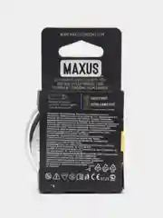 Презервативы с точками и ребрами MAXUS AIR Special, 3 штуки, в пластиковом кейсе