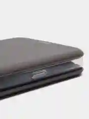 Серебряный чехол-книжка на Samsung Galaxy J2 Core, Самсунг Галакси Джи2 Кор