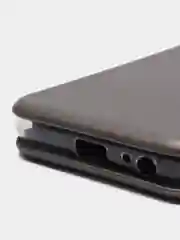 Серебряный чехол-книжка на Samsung Galaxy J2 Core, Самсунг Галакси Джи2 Кор
