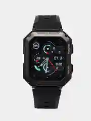 Черный смарт-часы C20 PRO мужские с поддержкой Bluetooth и пульсометром, 1,83 дюйма