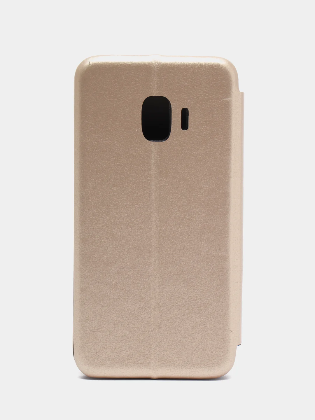 Золотой чехол-книжка на Samsung Galaxy J2 Core, Самсунг Галакси Джи2 Кор