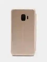 Золотой чехол-книжка на Samsung Galaxy J2 Core, Самсунг Галакси Джи2 Кор