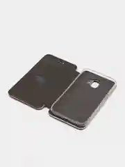 Золотой чехол-книжка на Samsung Galaxy J2 Core, Самсунг Галакси Джи2 Кор