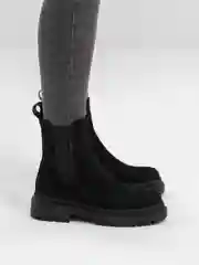 Угольный женские ботинки, челси, осенние, весенние