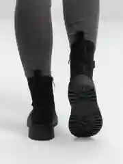 Угольный женские ботинки, челси, осенние, весенние