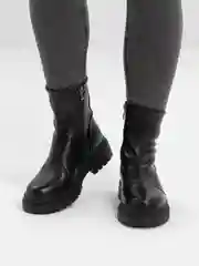 Черный женские ботинки, осенние