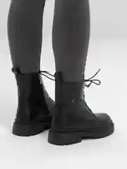 Черный женские ботинки, осенние