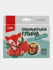 Набор для творчества. Лепка из полимерной глины. Магниты Лесные друзья. Lori