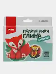 Набор для творчества. Лепка из полимерной глины. Магниты Лесные друзья. Lori