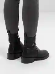 Черный женские ботинки, осенние