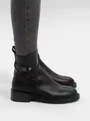 Черный женские ботинки, осенние
