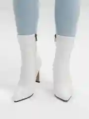 Белый женские ботильоны, осенние