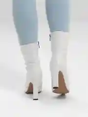 Белый женские ботильоны, осенние
